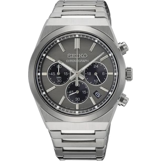 【SEIKO 精工】CS系列 時尚三眼計時腕錶  送禮 推薦(8T63-02F0N/SSB455P1)
