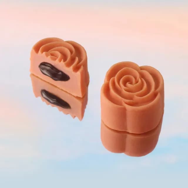 【金格食品】中秋限定采吟月禮盒B款5入組(桃山月餅/廣式月餅/相思麻糬餅)