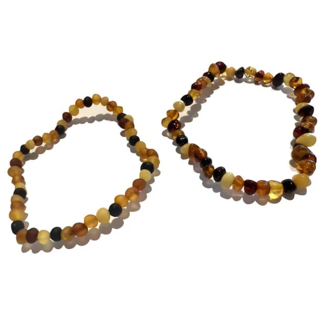 【Alamode】多色然琥珀手鍊 入門款 二選一(波羅的海琥珀 正能量)