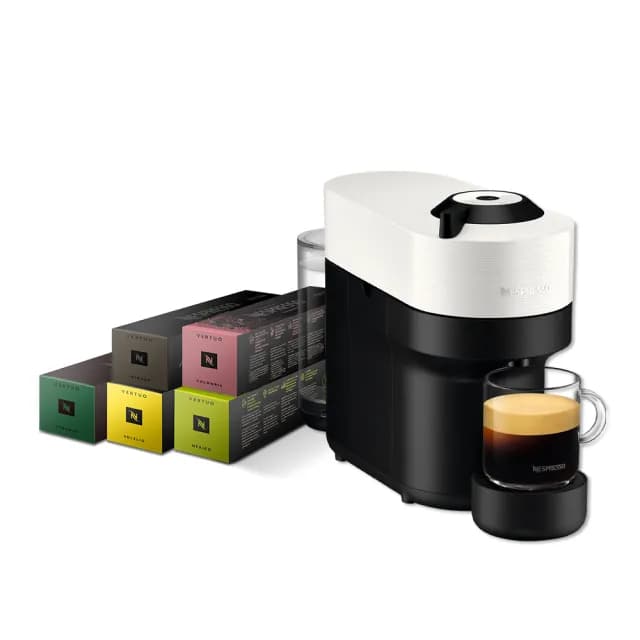 【Nespresso】臻選厚萃Vertuo POP膠囊咖啡機_多色任選(晨間美式50顆組/送禮/入厝/義式/冷萃)