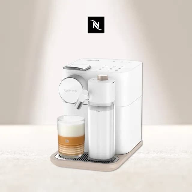 【Nespresso】膠囊咖啡機 Gran Lattissima 雲萃機_清新白(瑞士頂級咖啡品牌/義式/拿鐵/奶泡機)