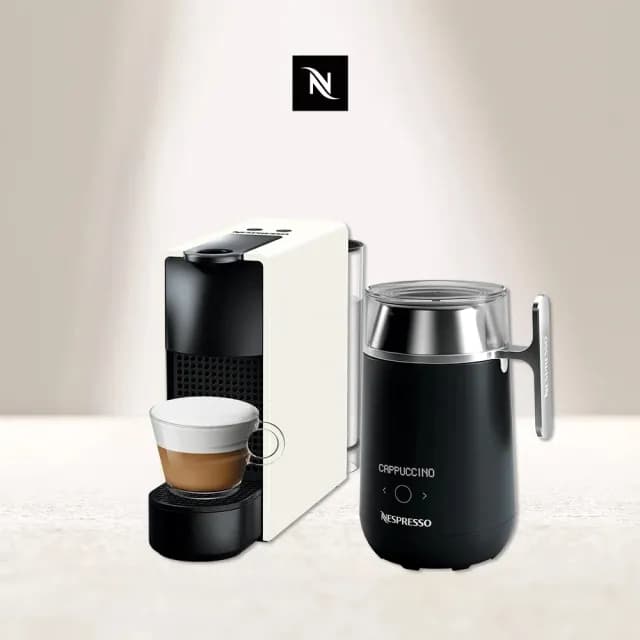 【Nespresso】膠囊咖啡機 Essenza Mini Barista咖啡調理機組合_多色任選(瑞士頂級咖啡品牌)