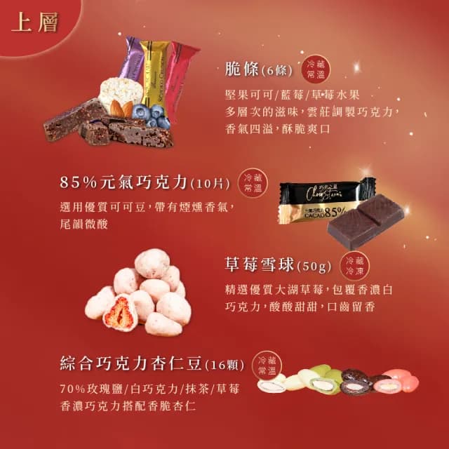 【巧克力雲莊】玉兔奔月雙層禮盒(中秋禮盒_附提袋)