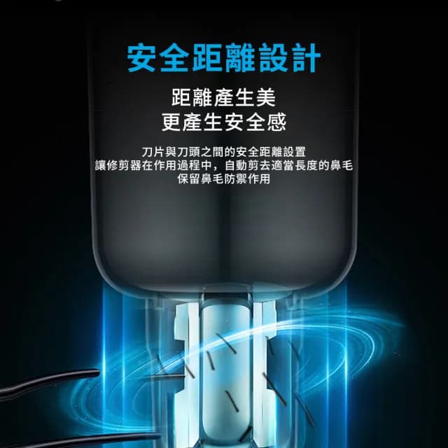 【YUNMI】電動鼻毛修剪器 水洗式電動鼻毛刀 鼻毛剪 鼻毛機 美體刀 修容刀(生日禮物)