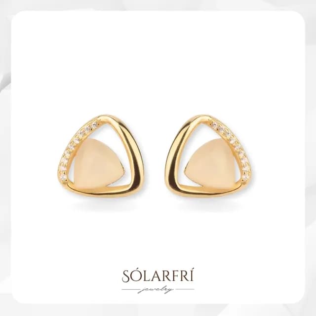 【SOLARFRi】耳針式耳環｜閃耀光石親膚低敏耳環 附品牌禮盒包裝(閨蜜情人女友母親老婆生日週年禮物)