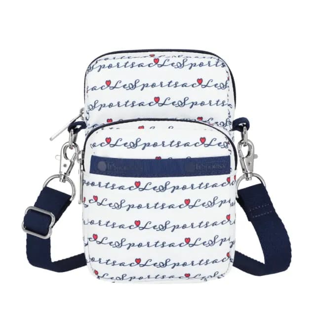 【Lesportsac】迷你手機包 斜背包 隨身包 小包 送禮 禮物 女包 男包 情人節禮物(藍調手札)
