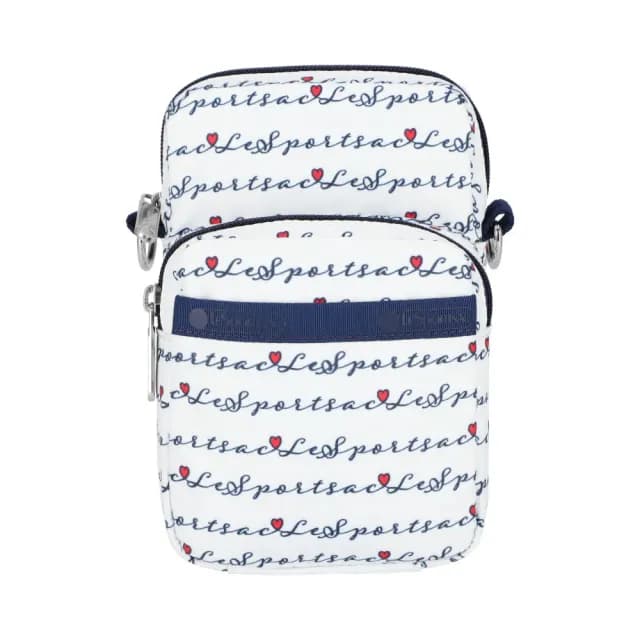 【Lesportsac】迷你手機包 斜背包 隨身包 小包 送禮 禮物 女包 男包 情人節禮物(藍調手札)