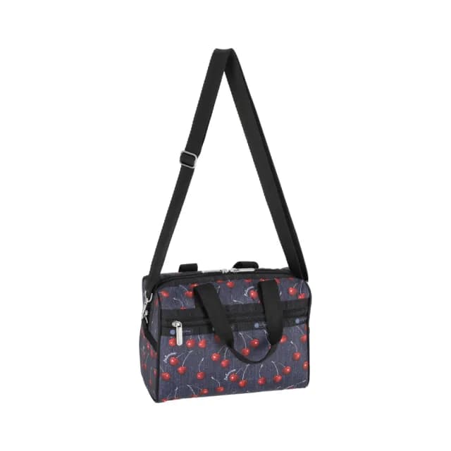 【Lesportsac】小型日常 手提肩背兩用包 送禮 禮物 女包 男包 情人節禮物(夏日櫻桃)