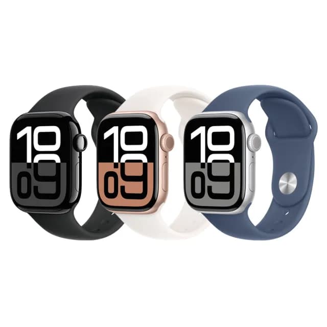 【Apple】Apple Watch S10 GPS 46mm(鋁金屬錶殼搭配運動型錶帶)