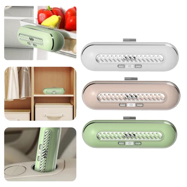 【伊德萊斯】無線光控臭氧除味器 3檔調節 冰箱除味淨化機 空氣清淨器(冰箱/鞋櫃/衣櫃/車載)