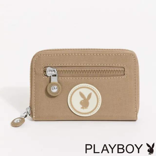 【PLAYBOY】零錢包  Daily Life系列(卡其色)