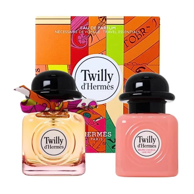 【Hermes 愛馬仕】Twilly dHermes 絲意淡香精 50ml+香髮噴霧 50ml(平行輸入)