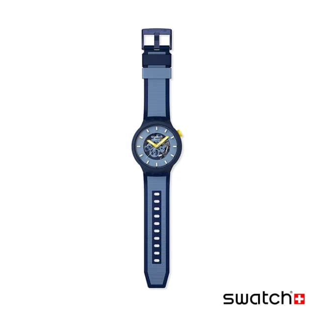 【SWATCH】BELOW THE HORIZON 大錶面手錶/男錶/女錶/瑞士製造 SB05N117(47mm)
