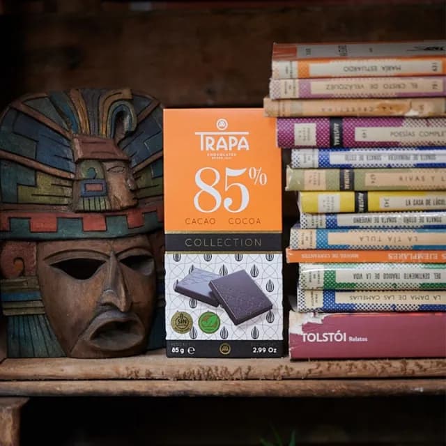 即期品【西班牙 Trapa】精選85%黑巧克力片85gX2片