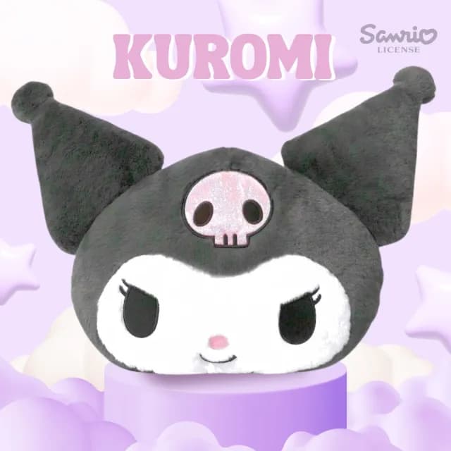【SANRIO 三麗鷗】美樂蒂抱枕酷洛米午睡枕靠墊靠枕玩偶枕頭沙發抱枕(女孩生日禮物聖誕禮物交換禮物)