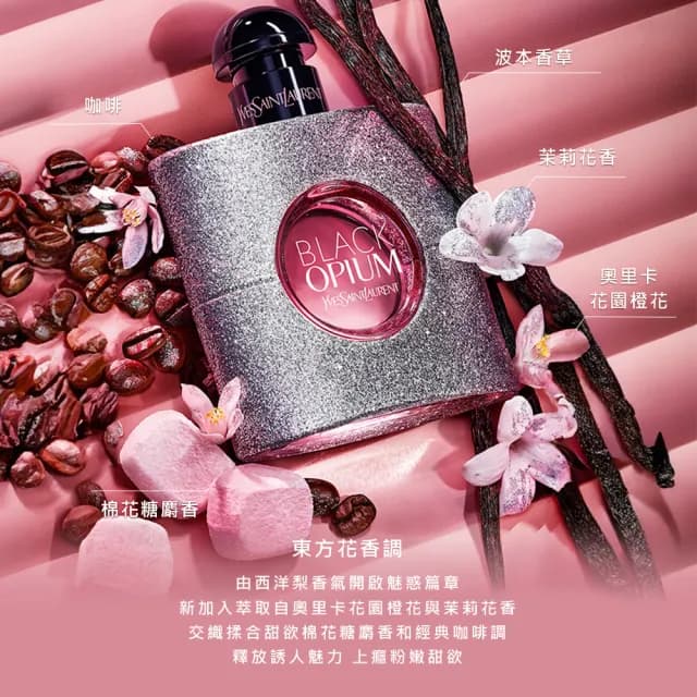 【YSL】官方直營 黑鴉片粉耀淡香精 90ML(新品上市/香水)