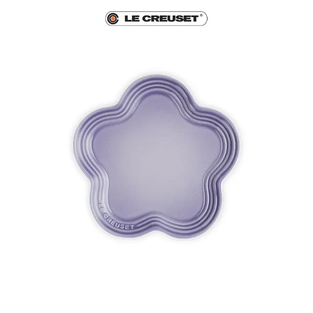 【Le Creuset】瓷器花型盤 19 cm(藍鈴紫/無花果/水手藍/海洋之花 4色選1)
