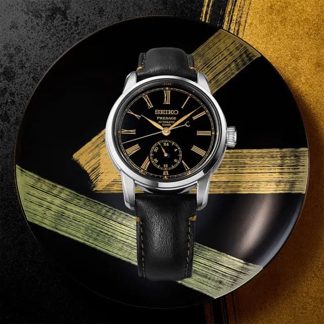 【SEIKO 精工】Presage系列 漆藝面盤 三日鍊 機械腕錶 七夕 情人節 禮物 送禮 推薦(SPB499J1/6R5H-00E0C)
