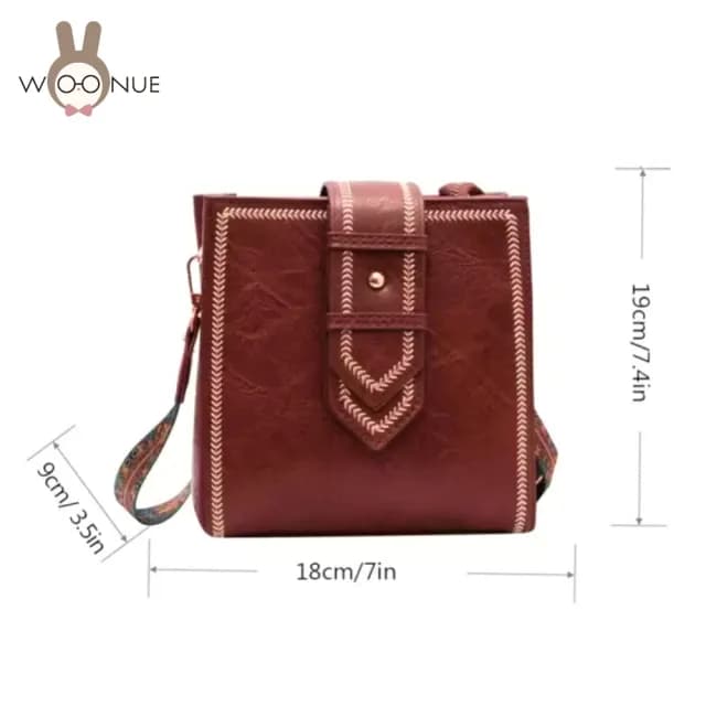 【WOONUE】專櫃高質感多功能簡約輕旅休閒手提側肩包斜背包(情人女友老婆聖誕女兒母親生日節禮物)