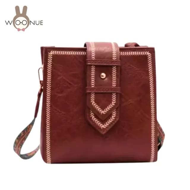 【WOONUE】專櫃高質感多功能簡約輕旅休閒手提側肩包斜背包(情人女友老婆聖誕女兒母親生日節禮物)