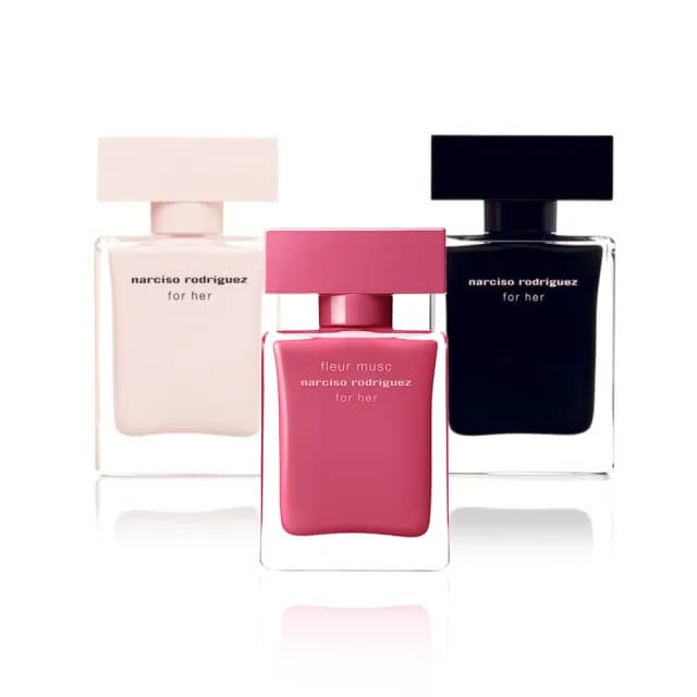 【NARCISO RODRIGUEZ】經典系列香水30ml任選(桃色優雅/for her淡香精/for her淡香水.專櫃公司貨)