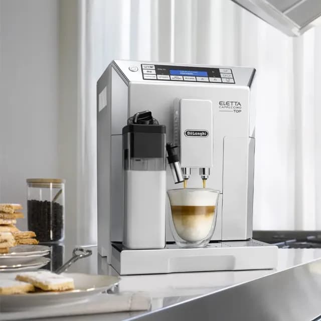 【Delonghi 迪朗奇】ECAM 45.760.W(全自動義式咖啡機)+UCC 冠軍監修咖啡豆225gx12包組