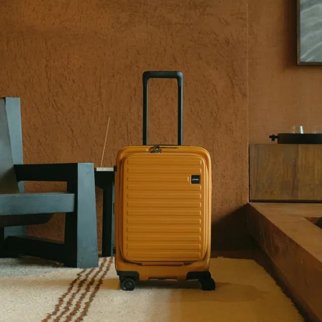 【LOJEL】升級版 CUBO 21吋 前開式擴充拉鍊拉桿箱(行李箱 旅行箱 登機箱)