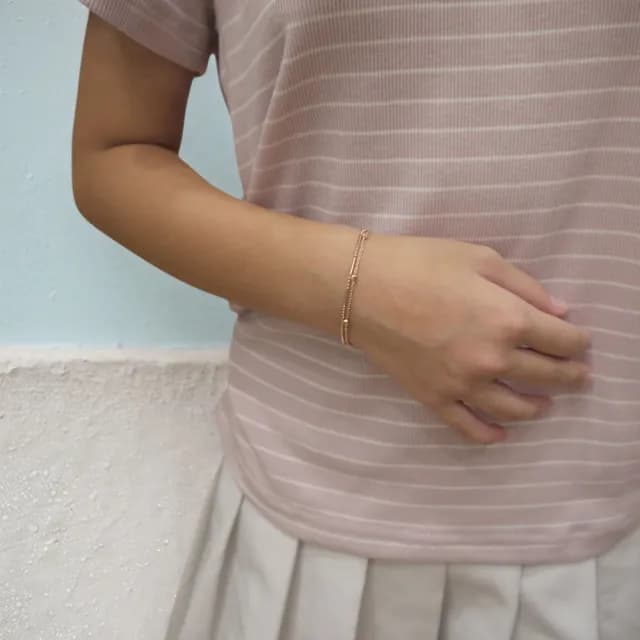 【Luciano Milano】光點流年 純銀手鍊