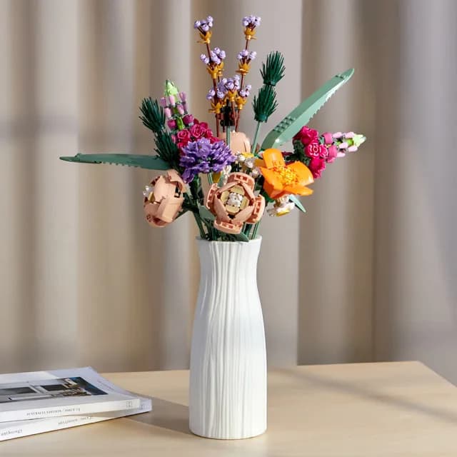 【LEGO 樂高】Botanicals 10280 花束(花束 擺設 居家裝飾 DIY 禮物 情人節禮物)