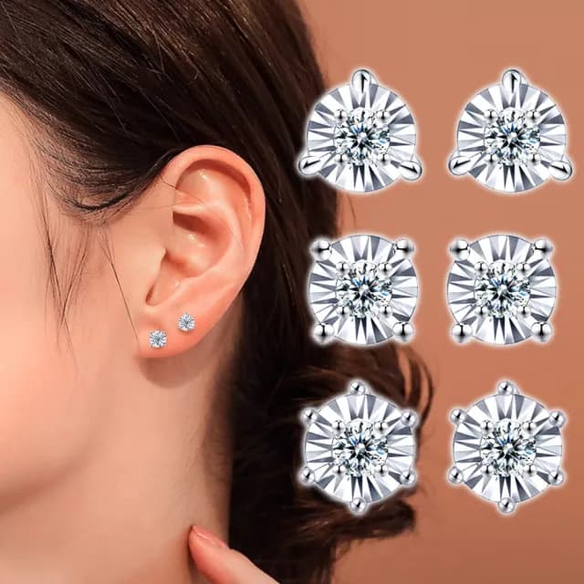 【BRILLMOND】天然鑽石耳環 PT950鉑金 璀璨光芒三款選(鑽石總重6分 D-F/VVS2-VS2)
