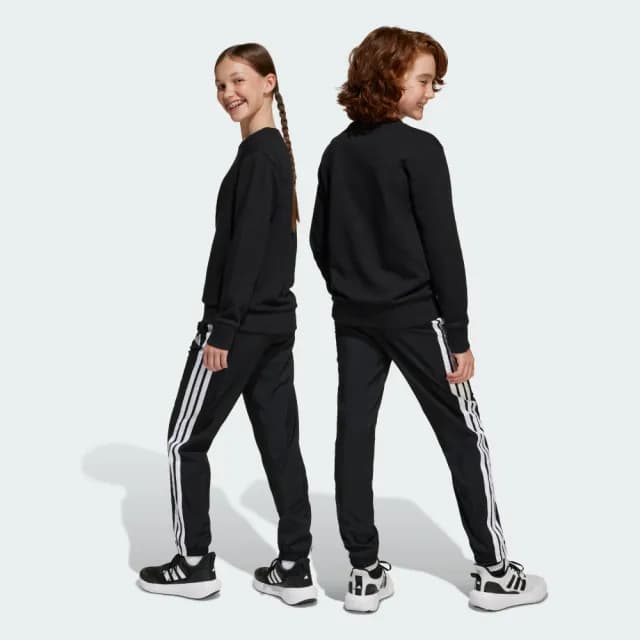 【adidas 愛迪達】ESSENTIALS CLIMACOOL 運動長褲 吸濕排汗 童裝 JD6500
