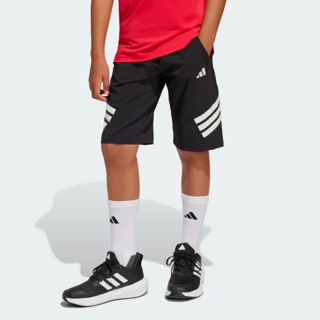 【adidas 愛迪達】ALL SPORTS NXT 運動短褲 吸濕排汗 童裝 JJ1166