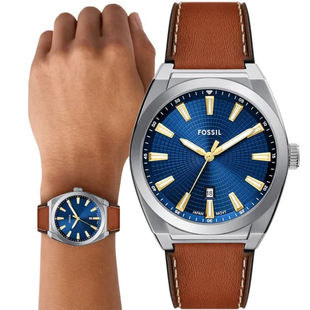 【FOSSIL】Everett 復古紳士手錶 男錶 禮物 送禮 推薦(FS6115)