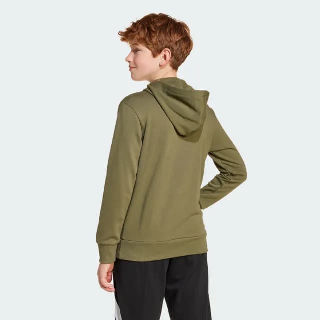 【adidas 愛迪達】ESSENTIALS 連帽上衣 童裝 JC9675