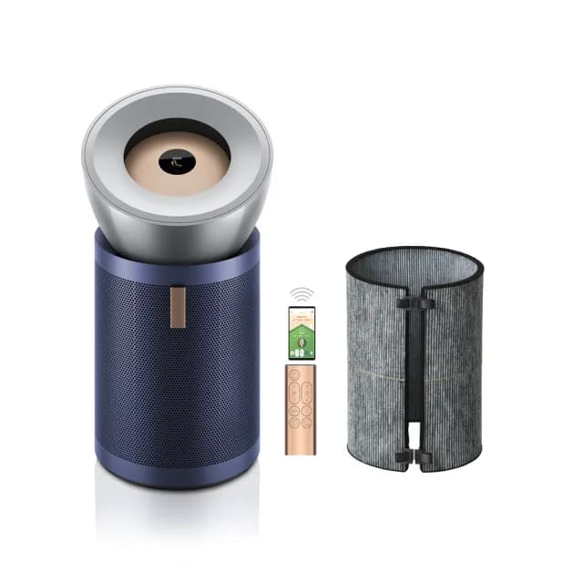 【dyson 戴森】BP03 Purifier Big+Quiet 強效極靜甲醛偵測空氣清淨機 循環風扇(亮銀色及普魯士藍)