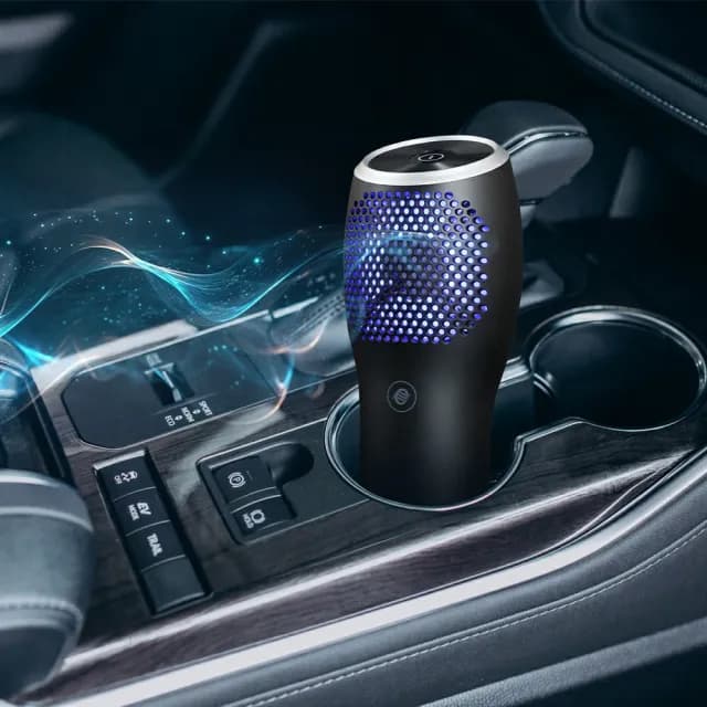 【HYPURE 艾璞而】車用/隨身型光觸媒空氣清淨機(抑菌除臭超威力 淨化空氣超給力 汽車空氣淨化器)