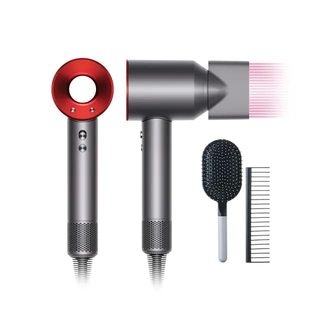 【dyson 戴森】HD08 Origin Supersonic 吹風機 溫控 負離子(瑰麗紅色)