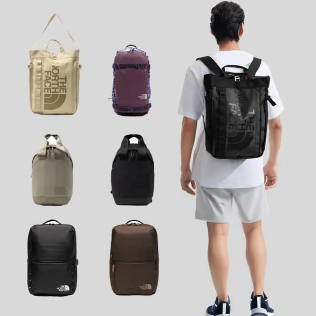 【The North Face 官方旗艦】多功能百搭有型後背包(多款任選)