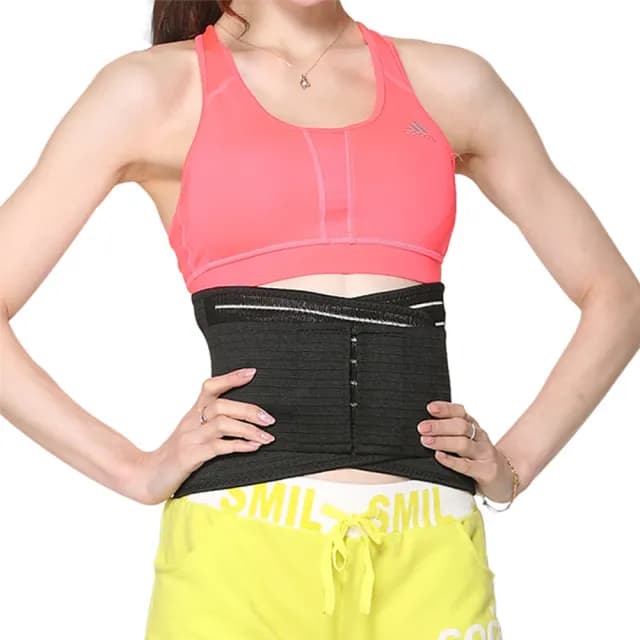 【菁炭元素】MIT可調式全彈力束腹美體護腰帶 2件組(護腰 收腹 父親節禮物 有效支撐)