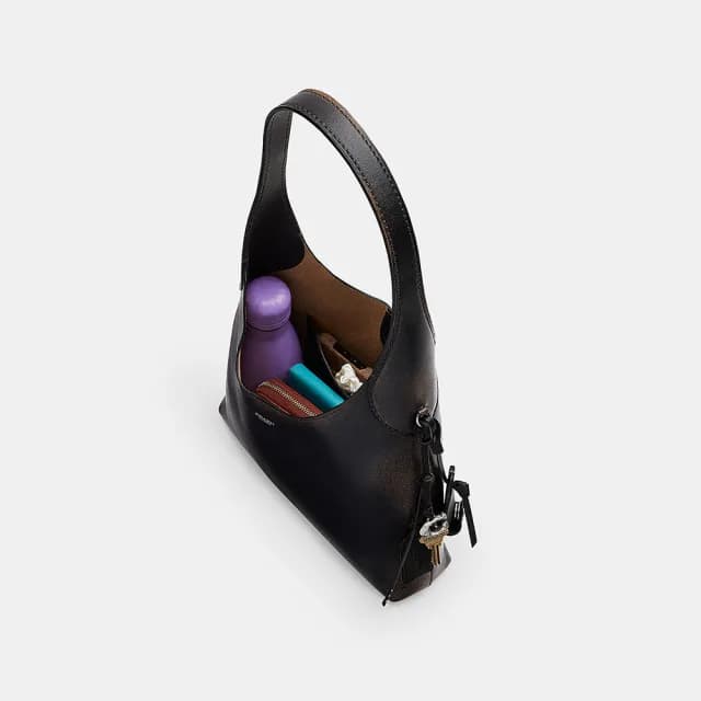 【COACH】蔻馳官方直營 BROOKLYN 28 復古摯愛皮革單肩手袋 單肩包 肩背包(CBH44)