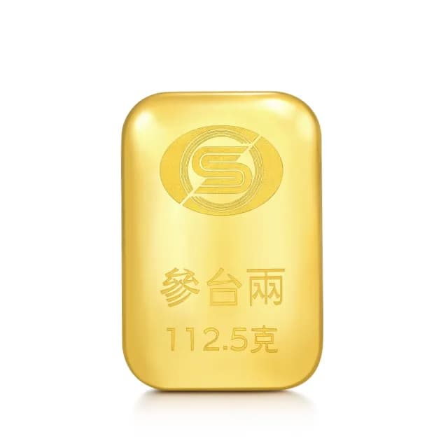 【點睛品】參台兩 黃金金條_計價黃金(112.5克)