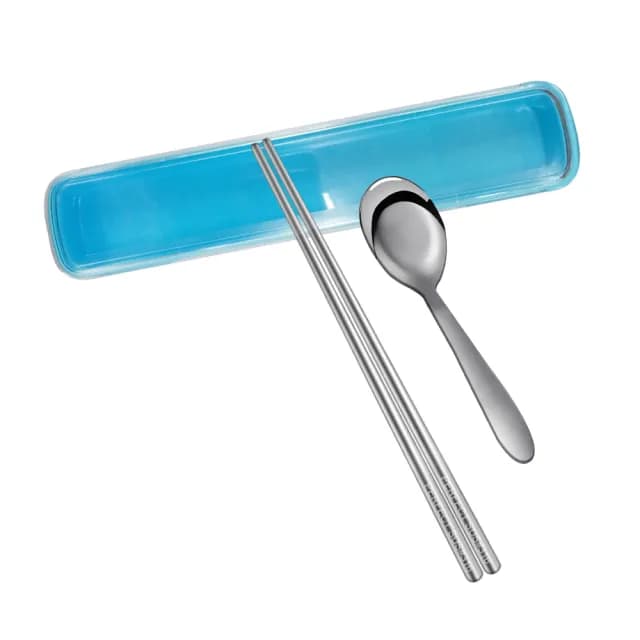 【PERFECT 理想】品味316隨身餐具盒組 台灣製造(筷子+湯匙+收納盒)