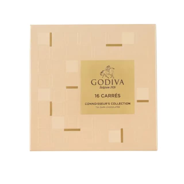 【GODIVA官方直營】片裝72%黑巧克力禮盒16片裝(生日禮、情人節、聖誕節)