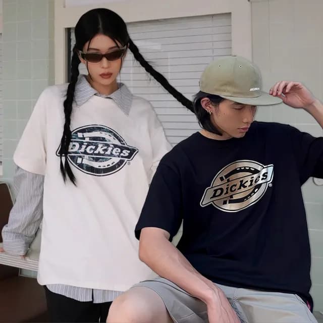 【Dickies】男女款純棉胸前LOGO印花短袖T恤(多款任選)