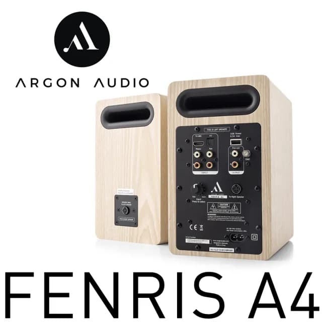 【Argon Audio】FENRIS A4(主動式 四單體獨立放大 藍牙喇叭 網路限定-仿白蠟木紋)
