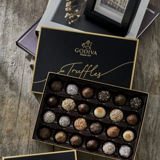 【GODIVA官方直營】松露巧克力24顆裝(生日禮、情人節、聖誕節)