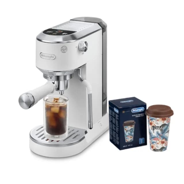 【Delonghi 迪朗奇】官方直營 半自動義式咖啡機EC890.WI(霧雪白 2025新機預購)