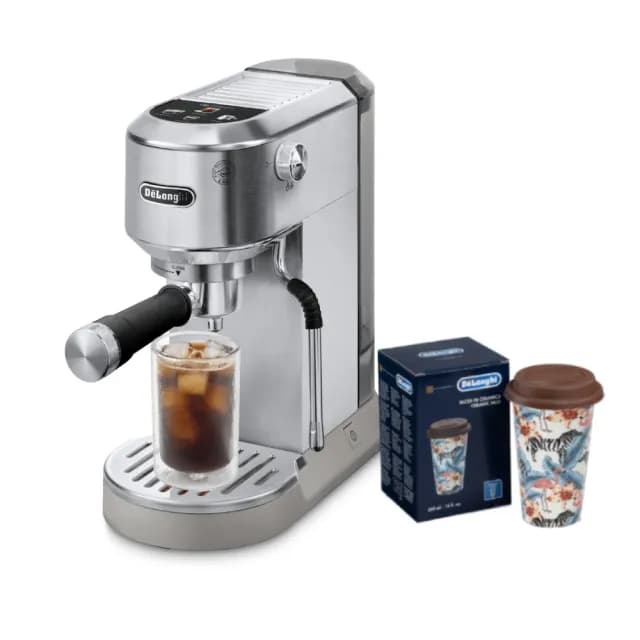 【Delonghi 迪朗奇】官方直營 半自動義式咖啡機EC890.M(冰鋒銀 2025新機預購)