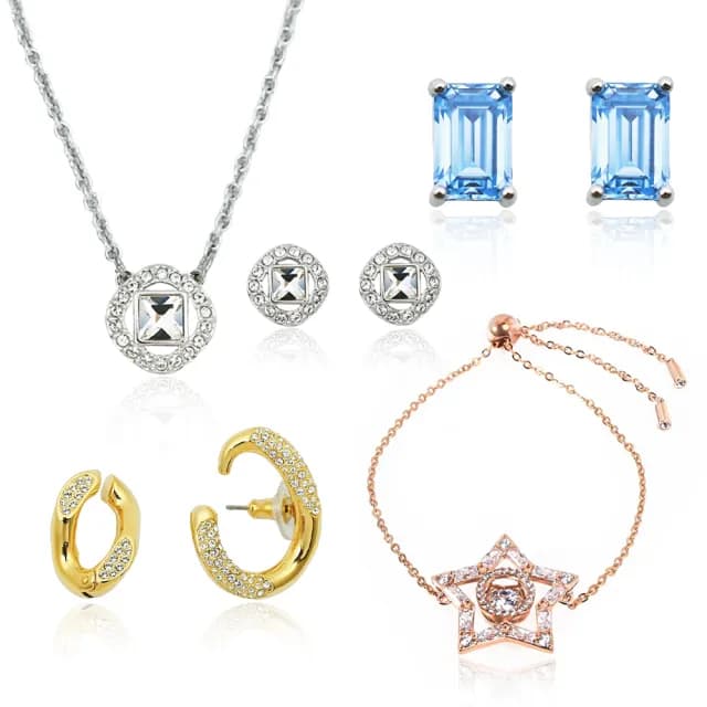 【SWAROVSKI 施華洛世奇】璀璨水晶飾品(多款選)