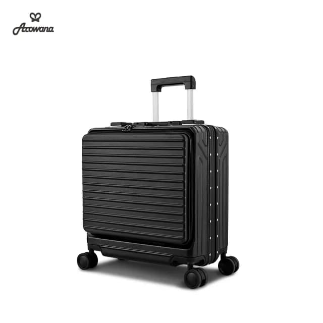 【Arowana 亞諾納】18吋鋁框機長箱/前開式/商務箱(多色任選)